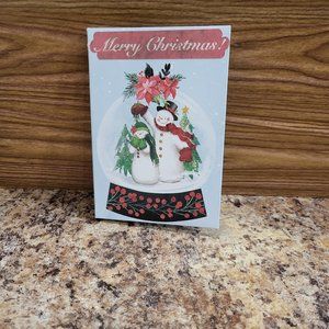 Handcrafted Christmas Notebook with pocket